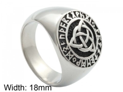 HY Jewelry Wholesale Stainless Steel 316L Religion Rings-HY0001R327