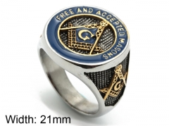 HY Jewelry Wholesale Stainless Steel 316L Religion Rings-HY0001R078