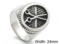 HY Wholesale 316L Stainless Steel Casting Rings-HY0001R375