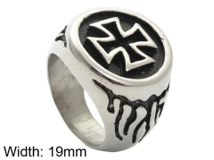 HY Jewelry Wholesale Stainless Steel 316L Religion Rings-HY0001R407