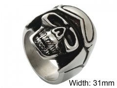 HY Jewelry Wholesale Stainless Steel 316L Skull Rings-HY0001R278