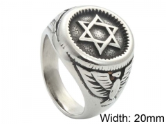 HY Wholesale 316L Stainless Steel Casting Rings-HY0001R349