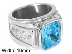 HY Wholesale 316L Stainless Steel CZ Rings-HY0001R161