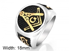HY Jewelry Wholesale Stainless Steel 316L Religion Rings-HY0001R100