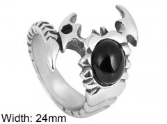 HY Wholesale 316L Stainless Steel CZ Rings-HY0001R147