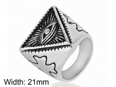 HY Jewelry Wholesale Stainless Steel 316L Religion Rings-HY0001R077