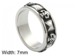 HY Jewelry Wholesale Stainless Steel 316L Skull Rings-HY0001R304