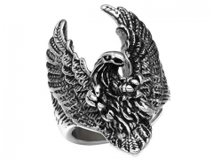 HY Wholesale Jewelry Stainless Steel 316L Animal Rings-HY0001R417