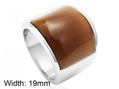 HY Wholesale 316L Stainless Steel CZ Rings-HY0001R037