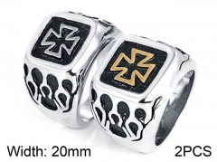 HY Jewelry Wholesale Stainless Steel 316L Religion Rings-HY0001R139