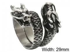 HY Wholesale Jewelry Stainless Steel 316L Animal Rings-HY0001R398