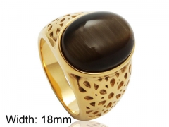 HY Wholesale 316L Stainless Steel CZ Rings-HY0001R118