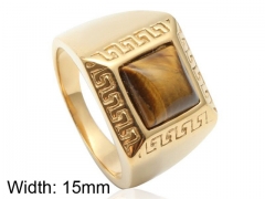 HY Wholesale 316L Stainless Steel CZ Rings-HY0001R206