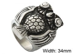 HY Wholesale Jewelry Stainless Steel 316L Animal Rings-HY0001R279