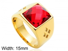 HY Wholesale 316L Stainless Steel CZ Rings-HY0001R111