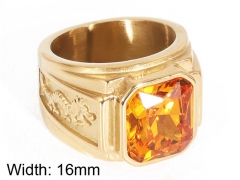 HY Wholesale 316L Stainless Steel CZ Rings-HY0001R155