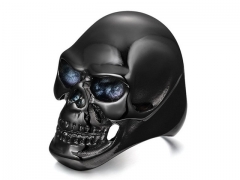 HY Jewelry Wholesale Stainless Steel 316L Skull Rings-HY0001R028