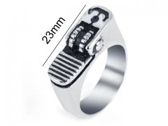 HY Wholesale 316L Stainless Steel Casting Rings-HY0001R003