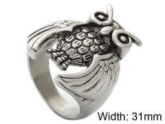 HY Wholesale Jewelry Stainless Steel 316L Animal Rings-HY0001R280