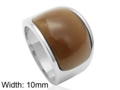 HY Wholesale 316L Stainless Steel CZ Rings-HY0001R016