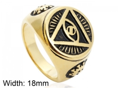 HY Jewelry Wholesale Stainless Steel 316L Religion Rings-HY0001R180