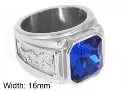 HY Wholesale 316L Stainless Steel CZ Rings-HY0001R166
