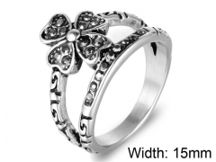 HY Wholesale 316L Stainless Steel CZ Rings-HY0001R224
