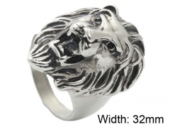 HY Wholesale Jewelry Stainless Steel 316L Animal Rings-HY0001R302