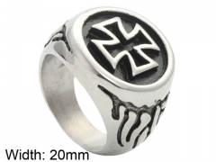 HY Jewelry Wholesale Stainless Steel 316L Religion Rings-HY0001R316