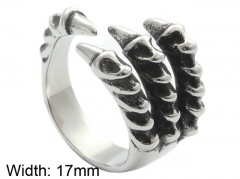 HY Wholesale Jewelry Stainless Steel 316L Animal Rings-HY0001R243