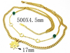 HY Wholesale Stainless Steel 316L Necklaces-HY43N0022HIT