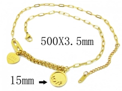 HY Wholesale Stainless Steel 316L Necklaces-HY43N0036PE