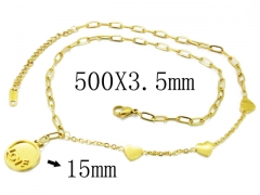 HY Wholesale Stainless Steel 316L Necklaces-HY43N0038HAA