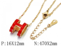 HY Wholesale Stainless Steel 316L Necklaces-HY43N0010PE