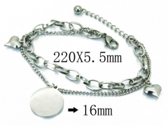 HY Wholesale 316L Stainless Steel Bracelets-HY43B0018NZ