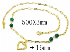 HY Wholesale Stainless Steel 316L Lover Necklaces-HY43N0033PQ