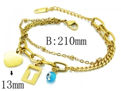 HY Wholesale 316L Stainless Steel Bracelets-HY43B0032OR