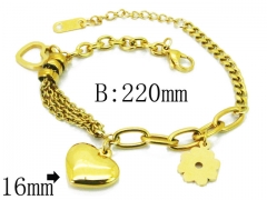 HY Wholesale 316L Stainless Steel Bracelets-HY43B0047OD