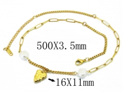 HY Wholesale Necklace (Pearl)-HY43N0024PZ