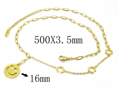 HY Wholesale Stainless Steel 316L Necklaces-HY43N0037HWW