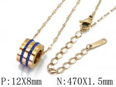 HY Wholesale Stainless Steel 316L CZ Necklaces-HY43N0012PY