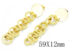 HY Wholesale 316L Stainless Steel Drops Earrings-HY06E1673OX