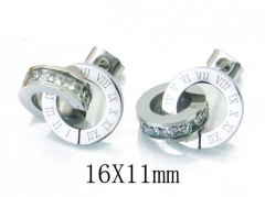 HY Stainless Steel Small Crystal Stud-HY47E0094NE