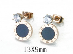 HY Stainless Steel Small Crystal Stud-HY47E0111M5