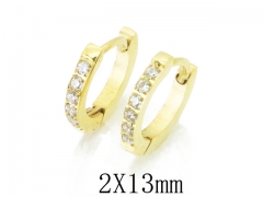 HY Stainless Steel 316L Huggie Hoop Earrings-HY06E1667HHB