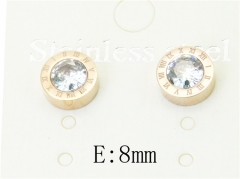 HY Stainless Steel Small Crystal Stud-HY47E0131KL