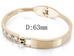 HY Wholesale Stainless Steel 316L Bangle(Crystal)-HY14B0209HOE