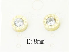 HY Stainless Steel Small Crystal Stud-HY47E0130KL