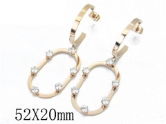 HY Wholesale 316L Stainless Steel Drops Earrings-HY47E0061OL