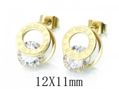 HY Stainless Steel Small Crystal Stud-HY47E0117ML